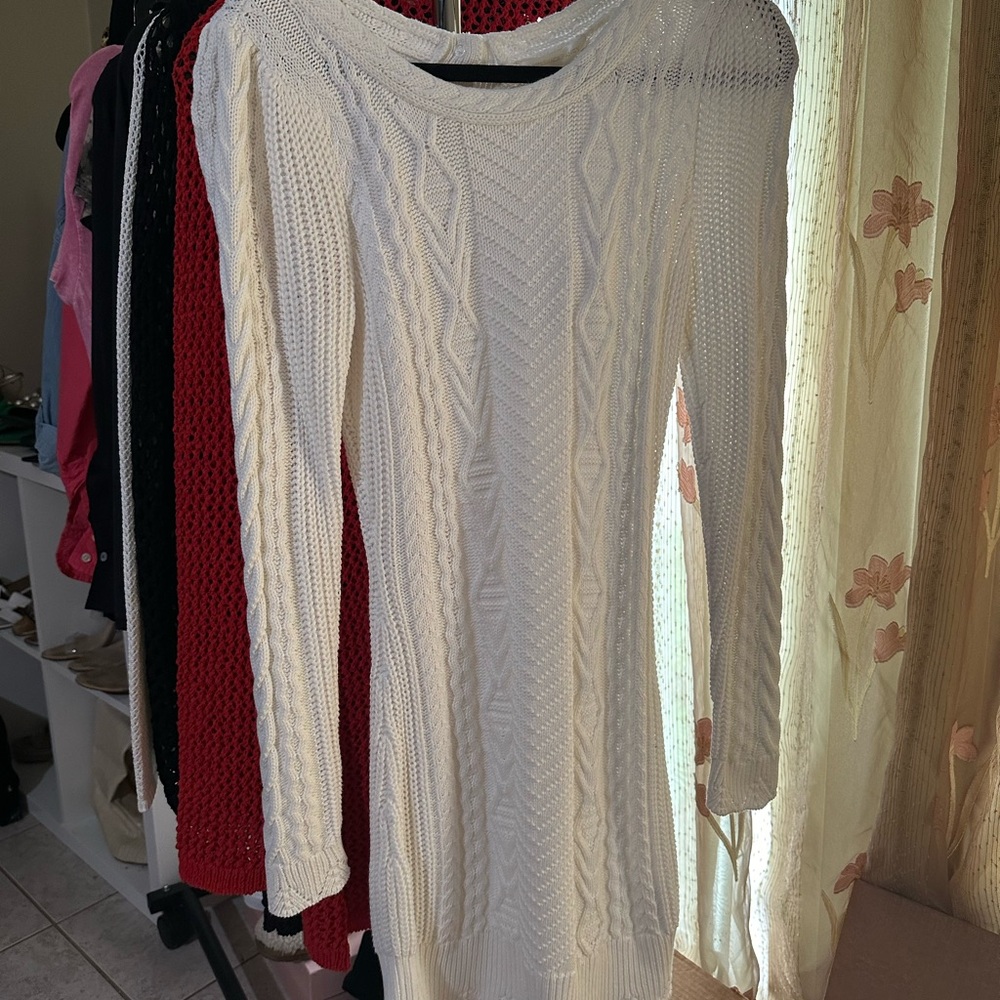 LoveShackFancy sweater dress small